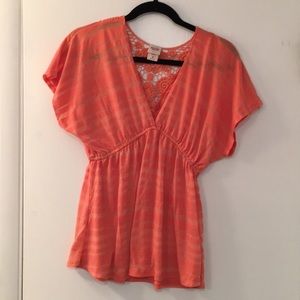 Mossimo Casual Tee With Pretty Back Detail